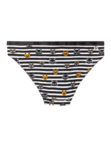 Lifestyle photo Women's Briefs Cats & Stripes