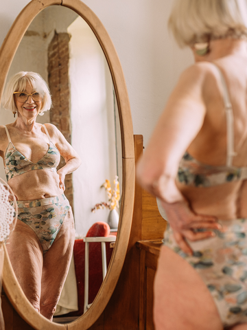 ZNIŻKA Wesołe figi z wysokim stanem Eukaliptus