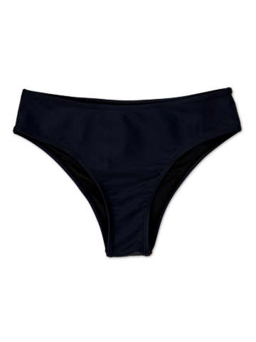 Kedvezmény Fekete bikinialsó, magasított derékkal