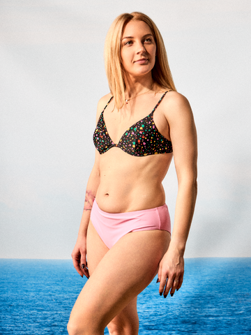 Pomysły na prezenty Różowy dół od bikini ze średnim stanem