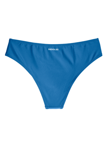 Foto Békéskék bikinialsó magasított derékkal