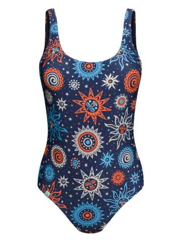 Sleva Veselé dámské jednodílné plavky Orient