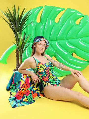 Sale Women's One-Piece Swimsuit Toucan in the Jungle