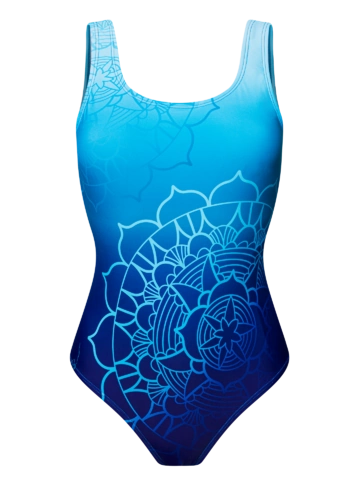 Potěšte se tímto kouskem Dedoles Veselé dámské jednodílné plavky Vodní mandala