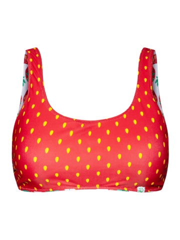 Lifestyle foto Haut de bikini de sport rigolo Fraises