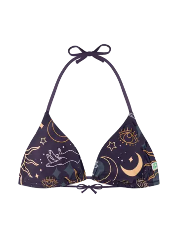 Lifestyle foto Veselý vrchný diel plaviek Mystické nebo