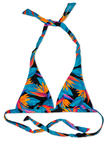 a tökéletes és egyedi ruházathoz Vidám bikini felső Papagájvirág