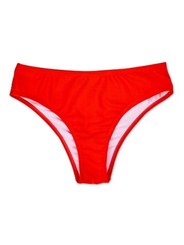Výpredaj Midwaist bikinislip levendig rood