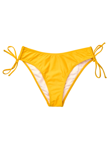 Sleva Zlatožluté nastavitelné plavkové kalhotky