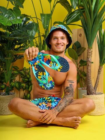 Tip na darček Tongs rigolotes Toucan dans la jungle