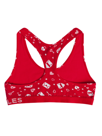 ОТСТЪПКА Весел дамски сутиен Любовни писма