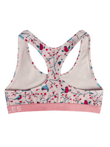 Tip na darček Veselá dámska podprsenka Vtáčiky v jarabine