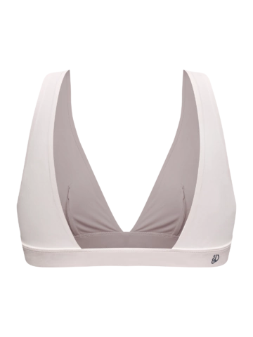 Lifestyle foto Světle růžová dámská bezešvá podprsenka