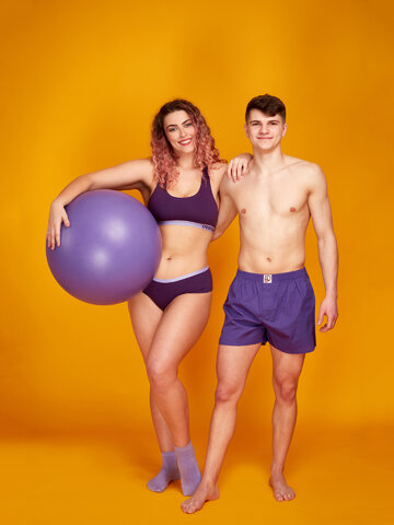 Zľava Tmavofialová dámska podprsenka