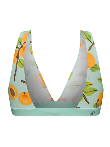 Hľadáte originálny a nezvyčajný darček? Obdarovaného zaručene prekvapí Bralette Buonumore senza cuciture da donna Albicocche