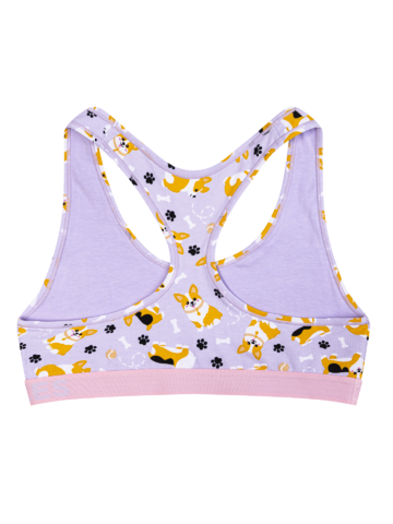 Kedvezmény Vidám női melltartó Corgi kutya