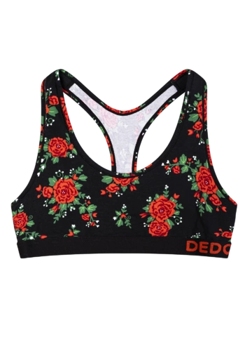 Tip na darček Živahni ženski modrček Vrtnice