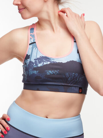 Ajándék tipp Vidám sportmelltartó Este a dzsungelben