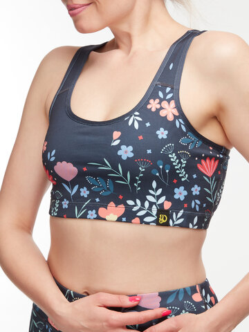 Gift idea Sports Bra Garden Flowers