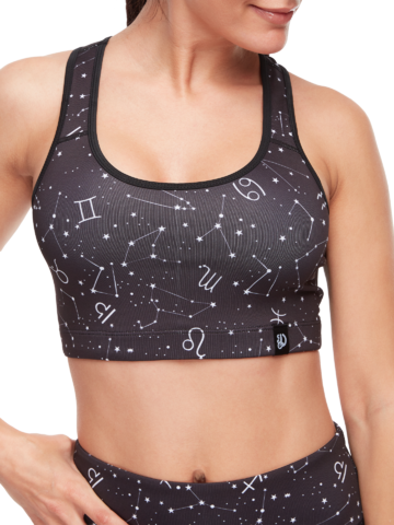 Lifestyle foto Veselá športová podprsenka Znamenia zverokruhu