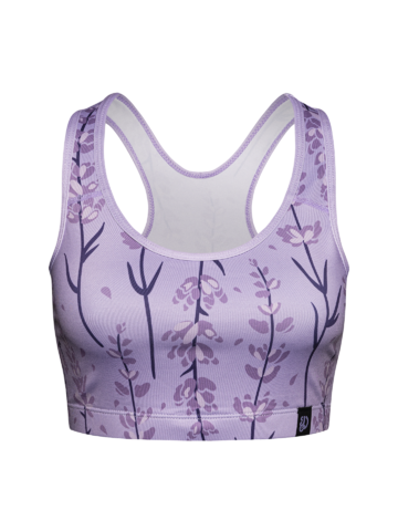 Výpredaj Vrolijke sporttop Lavendelbloemen