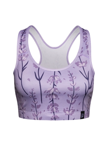 Výpredaj Veselý športový top Kvety levandule