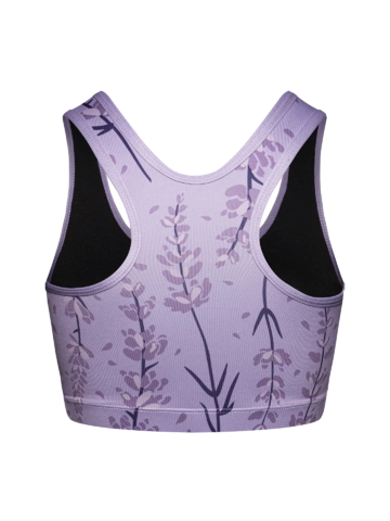 Zľava Veselý športový top Kvety levandule