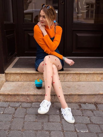 Výnimočný darček od Dedoles Veselé silonky Malé bodky