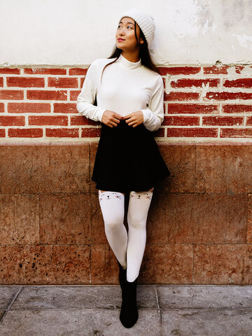 Lifestyle foto Collants de nylon alegres Coelho