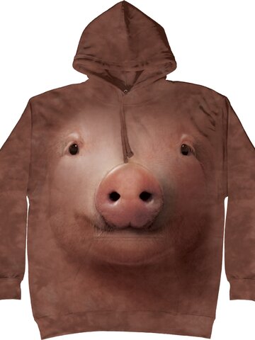 Foto Mikina s kapucí Prase 3D