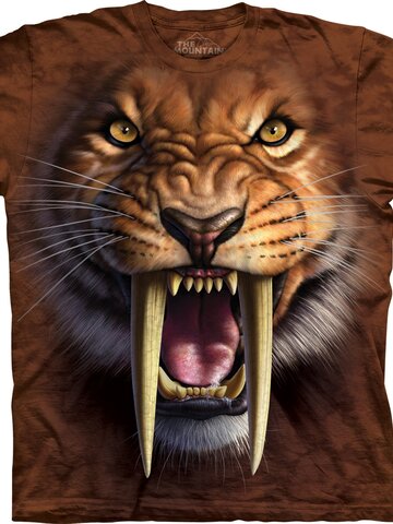 Sleva Tričko Šavlozubý tygr