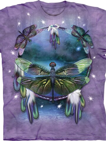 Kiárusítás Állomfogó szitakötővel póló