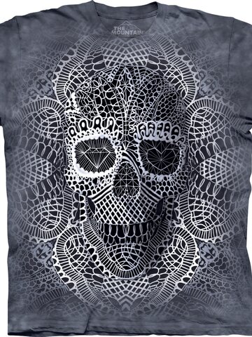 Eredeti ajándék a Dedolestől Csipkés halálfej póló