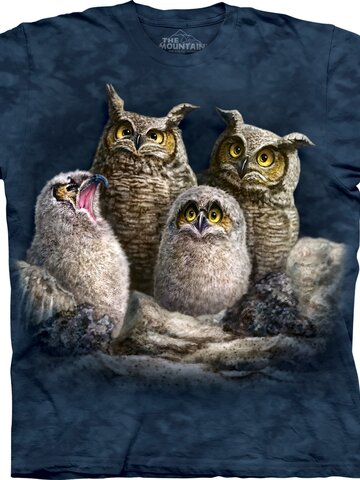 Zľava Tričko Sovia rodinka