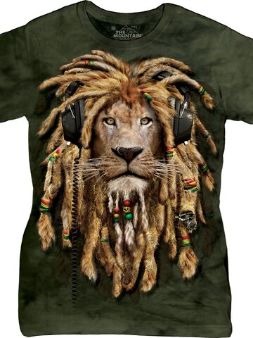 Výnimočný darček od Dedoles Dámske tričko Dredatý lev