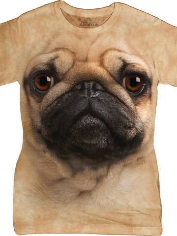 Pre dokonalý a originálny outfit Dámske tričko Mopslík