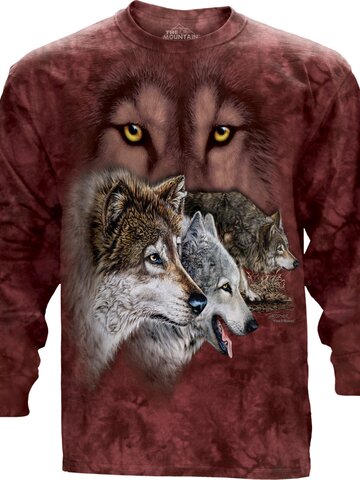 Lifestyle foto Dlhý rukáv Nájdi 9 vlkov