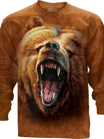 Kedvezmény Őrjöngő grizzly medve hosszú ujjú