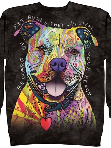 Foto Mikina Pozor na Pitbulla