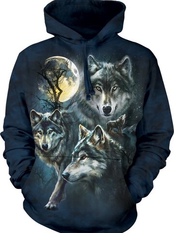 Zľava Mikina s kapucňou Vlčia svorka