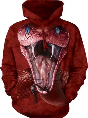 Ajándék tipp Kapucnis pulóver Piros mamba 