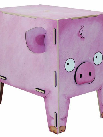 Pre dokonalý a originálny outfit Box na hračky - Prasiatko