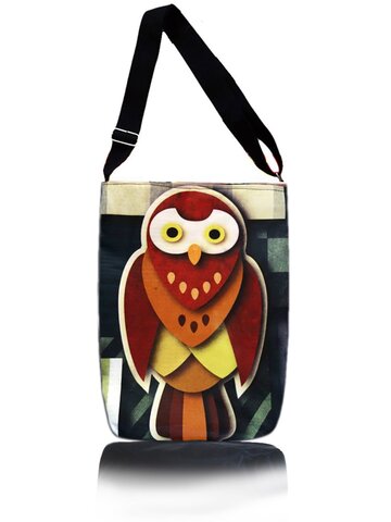 Sleva Kabelka přes rameno Easy - Kubistická sova