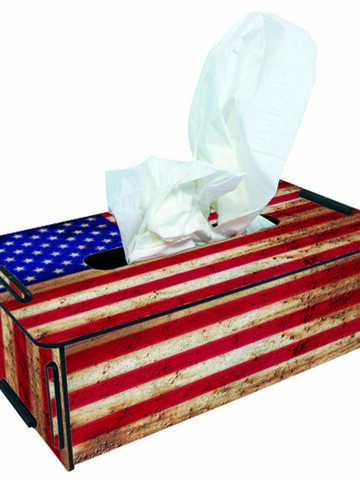 Geschenktipp Tissue-Box - Flagge USA