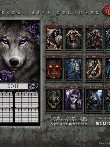 Hledáte originální a neobvyklý dárek? Obdarovaného zaručeně překvapí Kalendář 2019 Motivy z temnoty