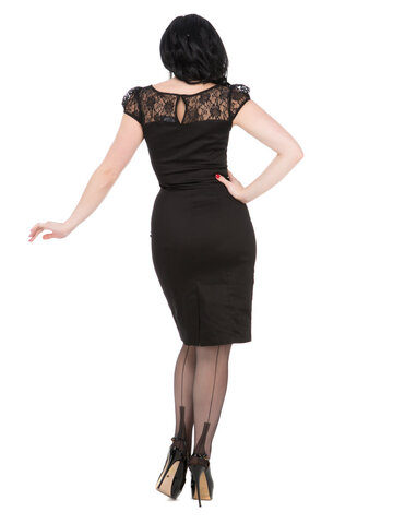 Foto Fekete retro ceruzaruha