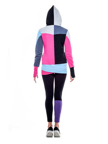 Tip na darček Dámska bavlnená farebná mikina s kapucňou