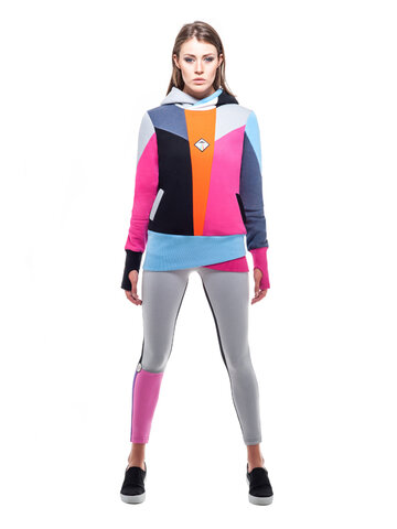 Hľadáte originálny a nezvyčajný darček? Obdarovaného zaručene prekvapí Dámska bavlnená farebná mikina s kapucňou