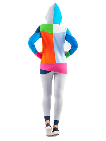 Potešte sa týmto kúskom Dedoles Dámska bavlnená mikina s kapucňou - pestré farby