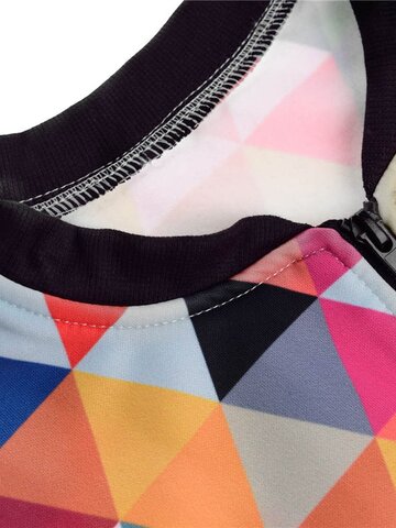 Výnimočný darček od Dedoles Дамско Бомбър Яке Цветни триъгълници